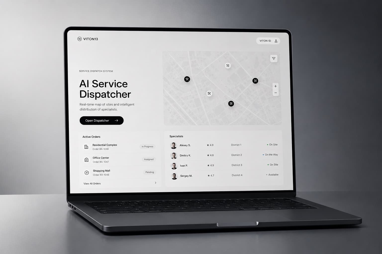 AI Service Dispatcher for Building & Equipment Care: a scene from the service