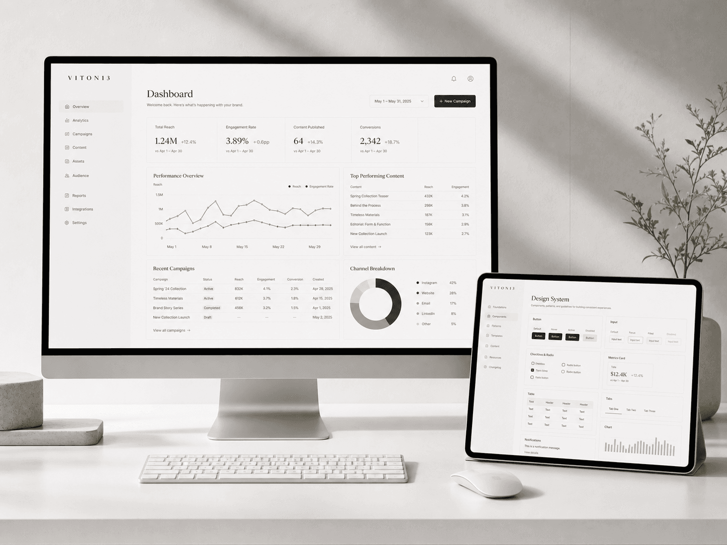 Editorial marketplace service scene for Marketplace store setup