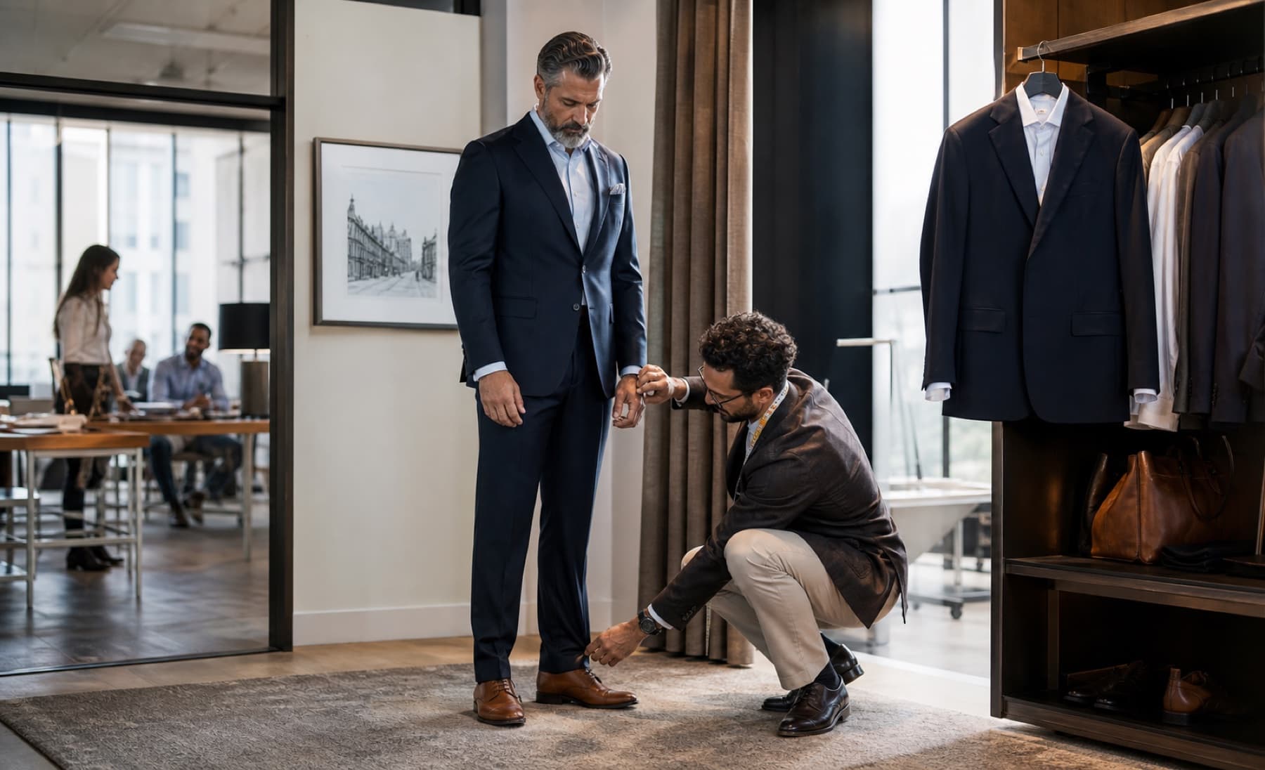 Business wardrobe styling styling session