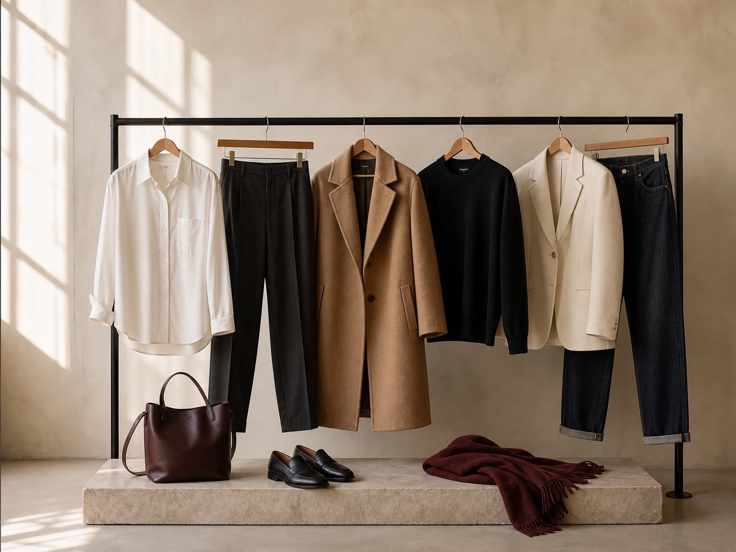 Wardrobe edit styling session